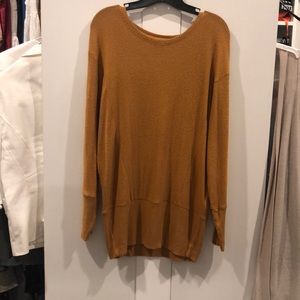 NWT Express Dark yellow/Bronze Sweater